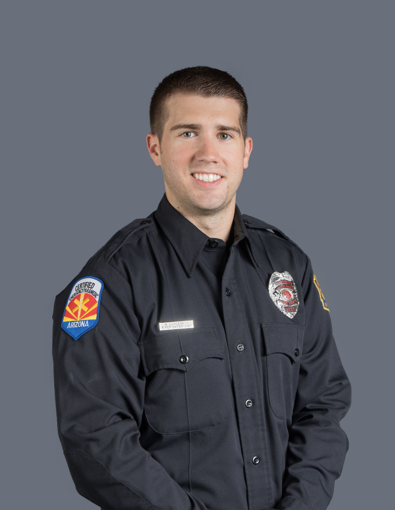 Lundeberg promoted to rank of paramedic at Golder Ranch Fire District